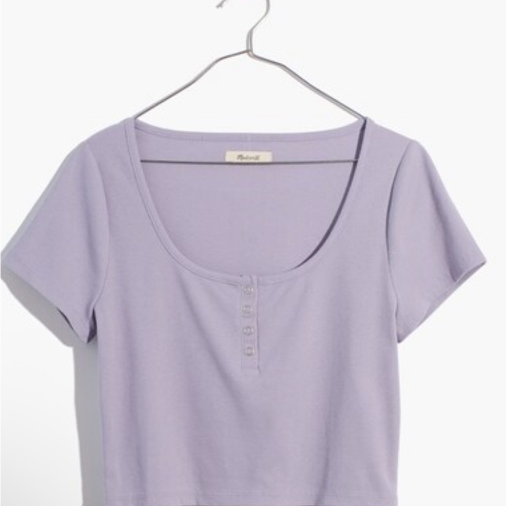 Madewell Lilac Short Sleeve Tee